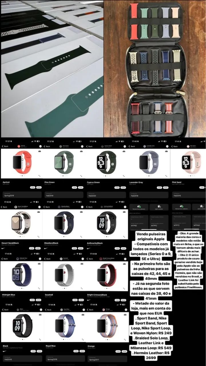 Pulseiras Originais para Apple Watch - Foto 3