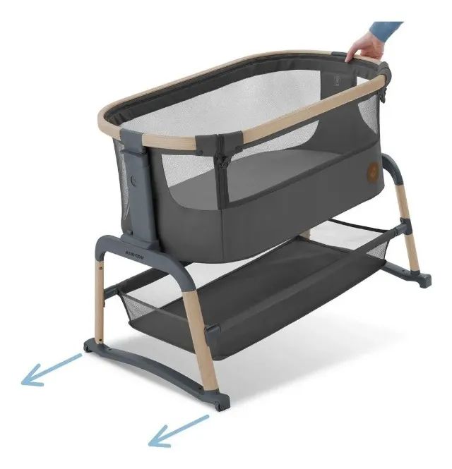 Berço Portátil Iora Air Co-sleeper Graphite Maxi Cosi - Foto 4