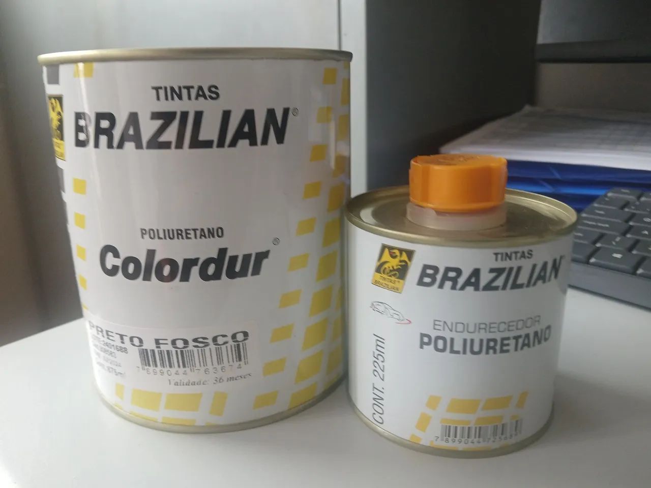 Tinta automotivo pouliuretano preto fosco - Foto 5