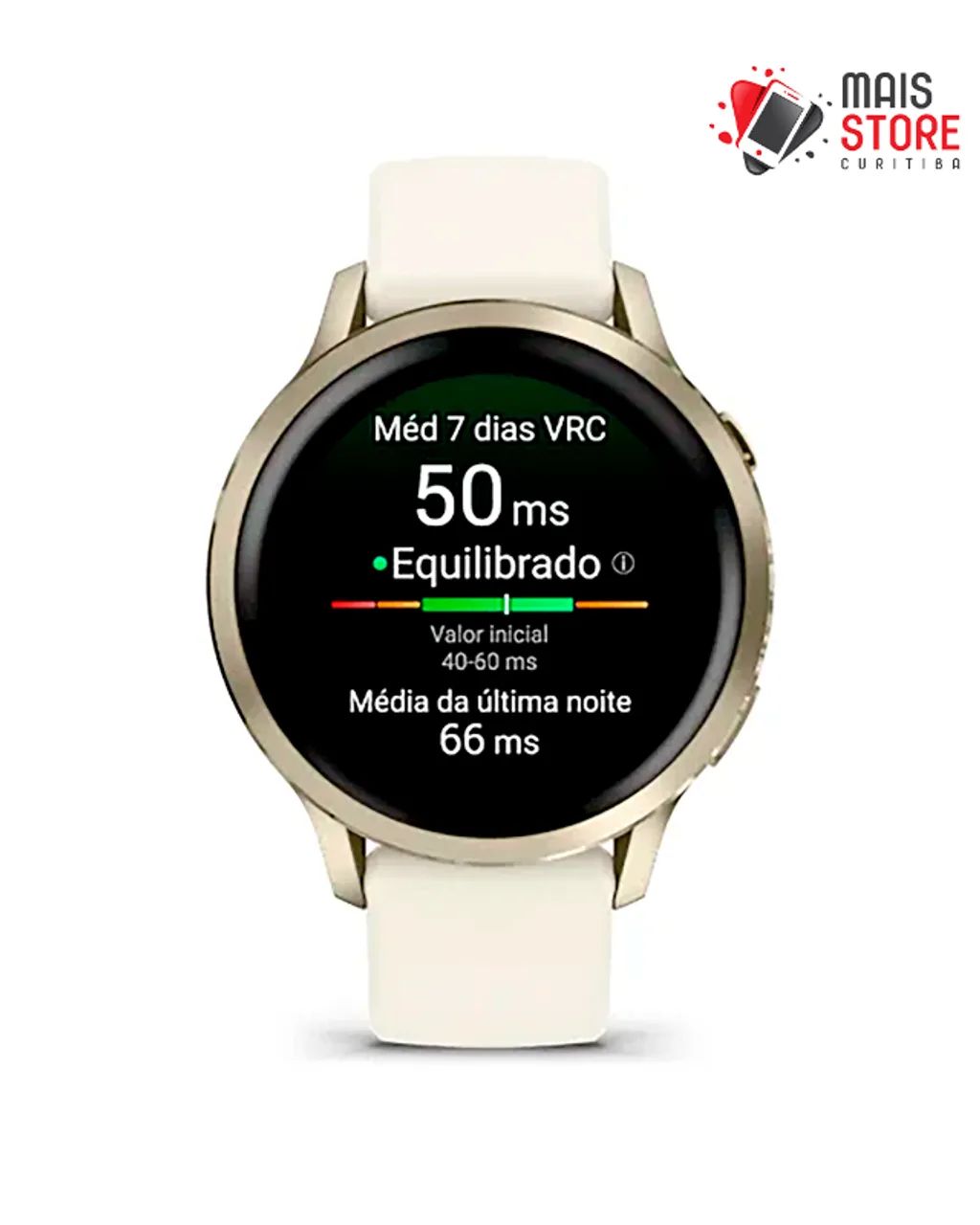 Relógio Garmin Venu 4 -41 MM - Gold/Bone (010-03013-00) (Novo/Lacrado) - Foto 2