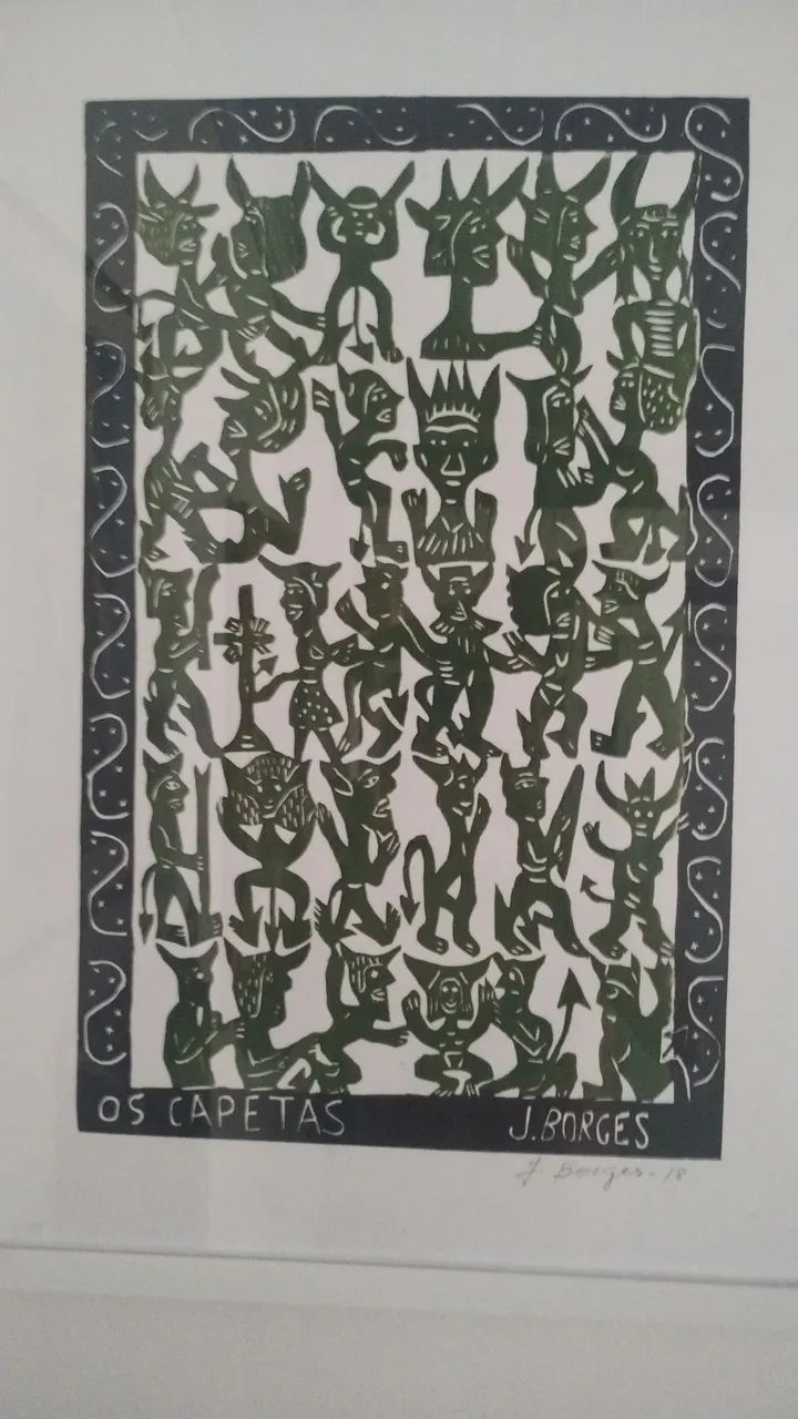 Xilogravura  - J. BORGES