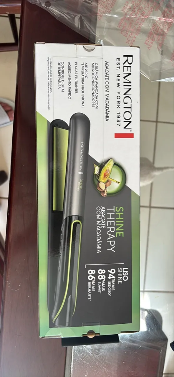 Chapinha Remington Shine Therapy Nova na Caixa