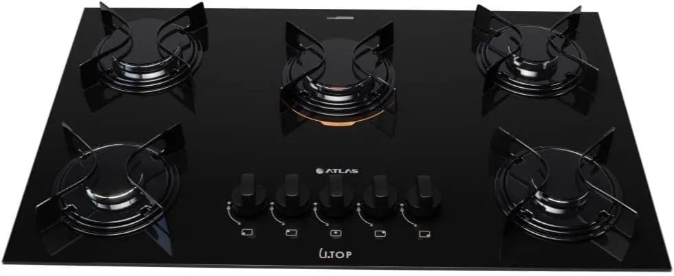 Fogão Cooktop 5 Bocas Utop Atlas Fazemos Entrega Novo