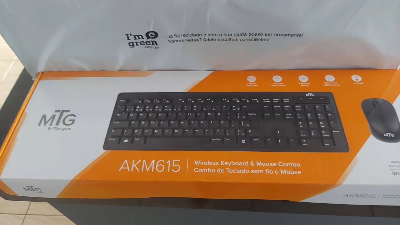 Teclado e Mouse Sem Fio Targus AKM615 - Foto 2