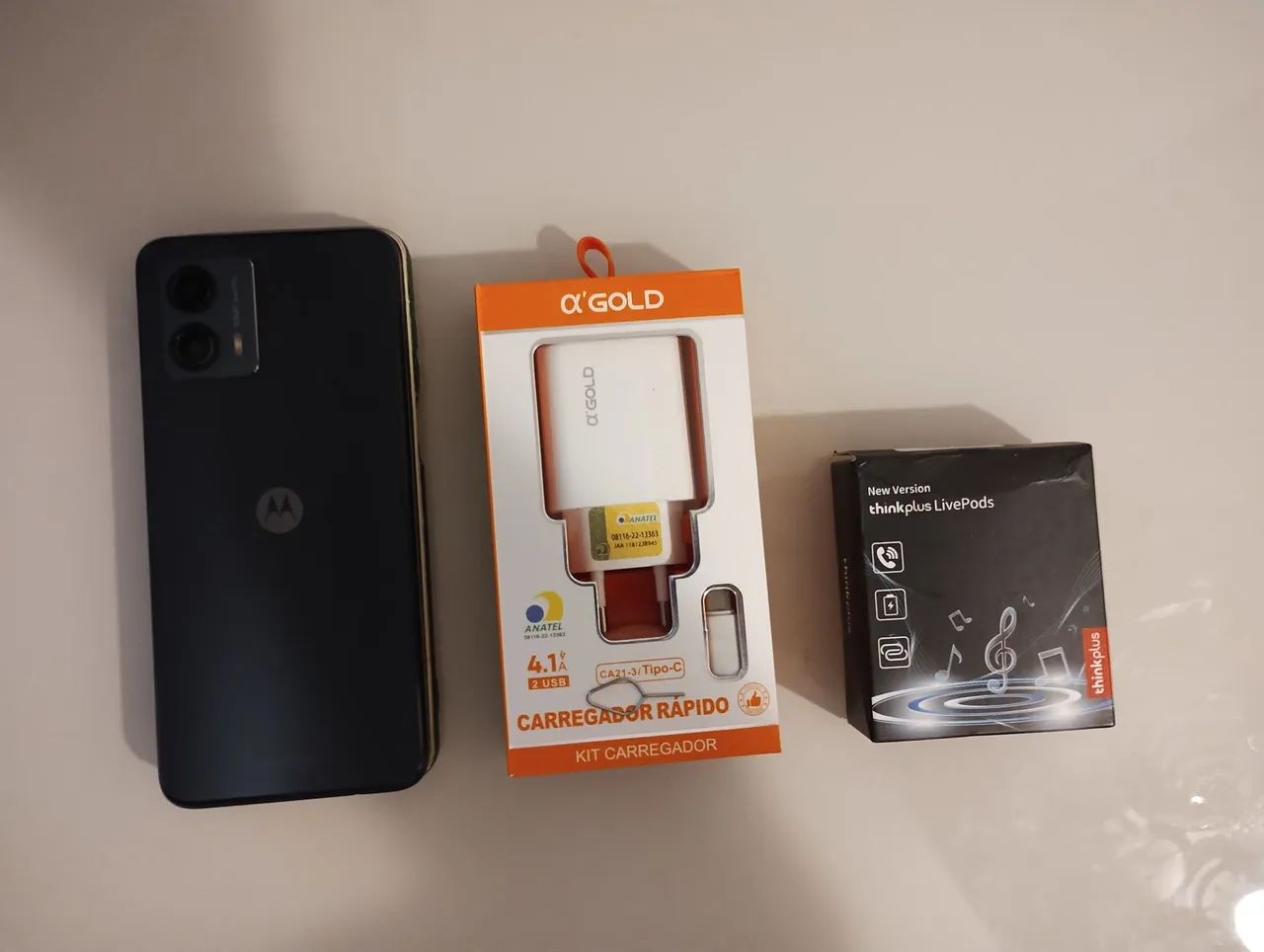 Moto G53 128GB Prata 5G Snapdragon 480 Octa-Core - Celulares e