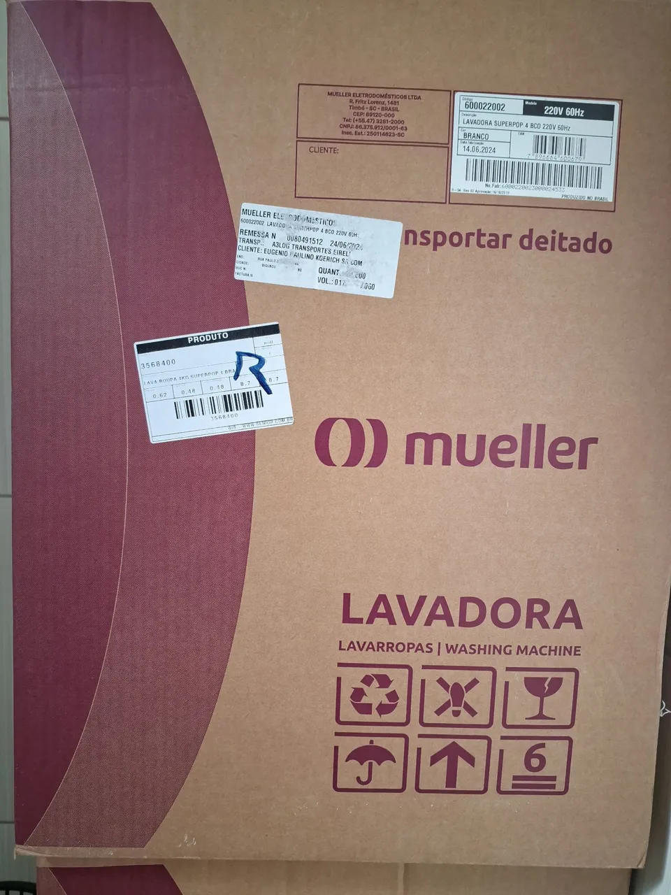 Lavadora Mueller SuperPop 4kg 220V