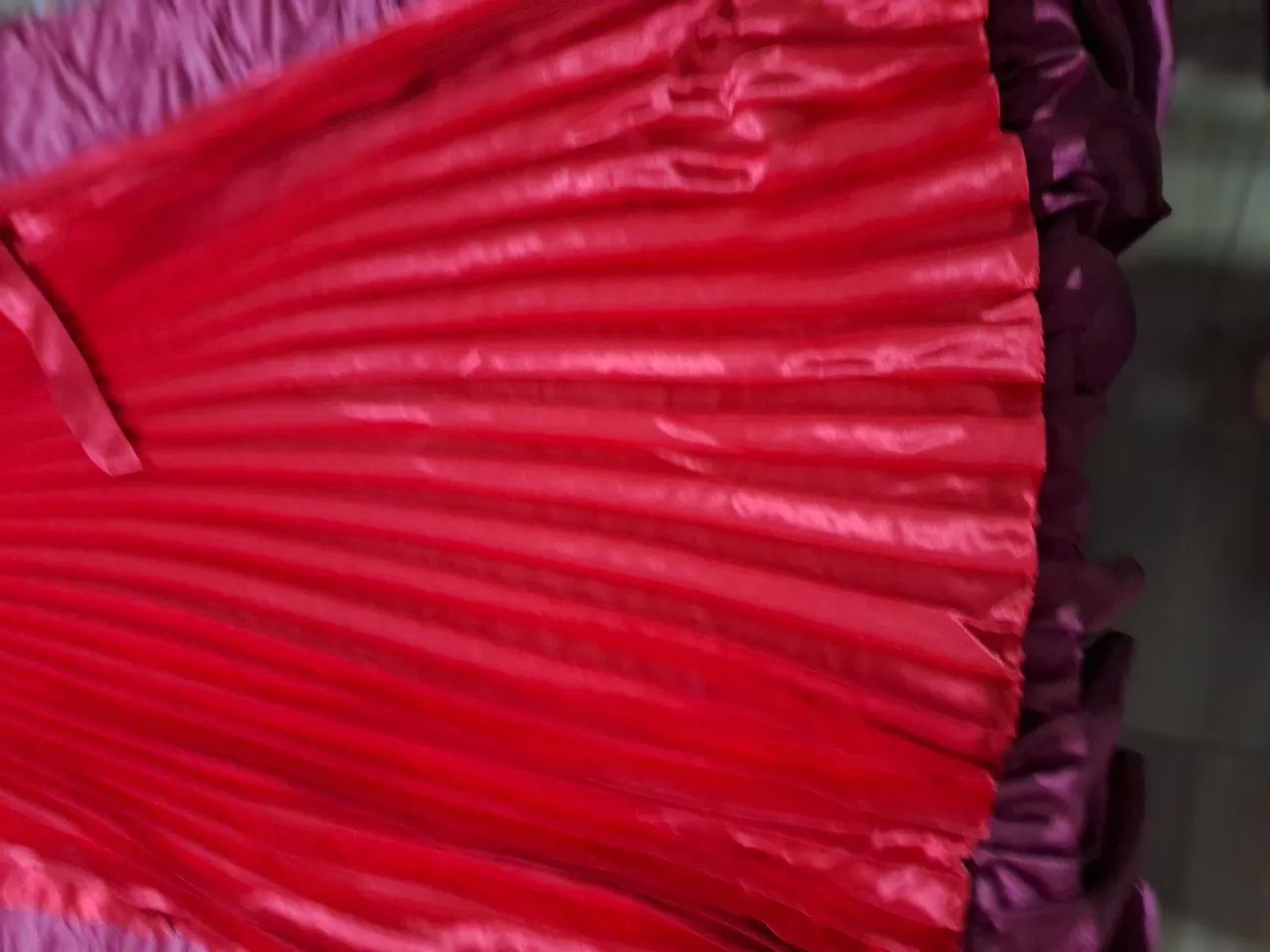 vestido de festa plissado tam. M - Foto 5