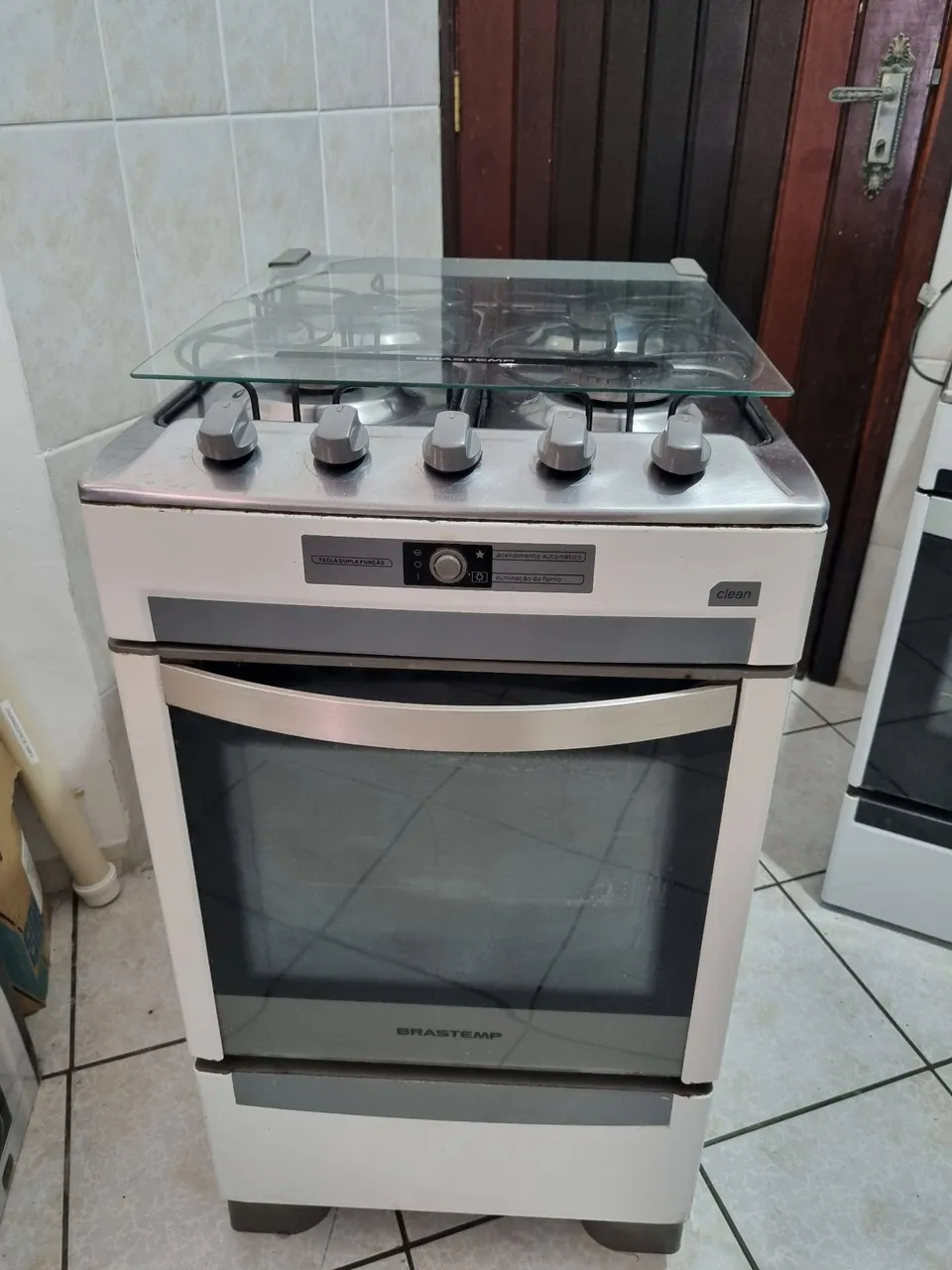 Fogão Brastemp com Tampa de Vidro