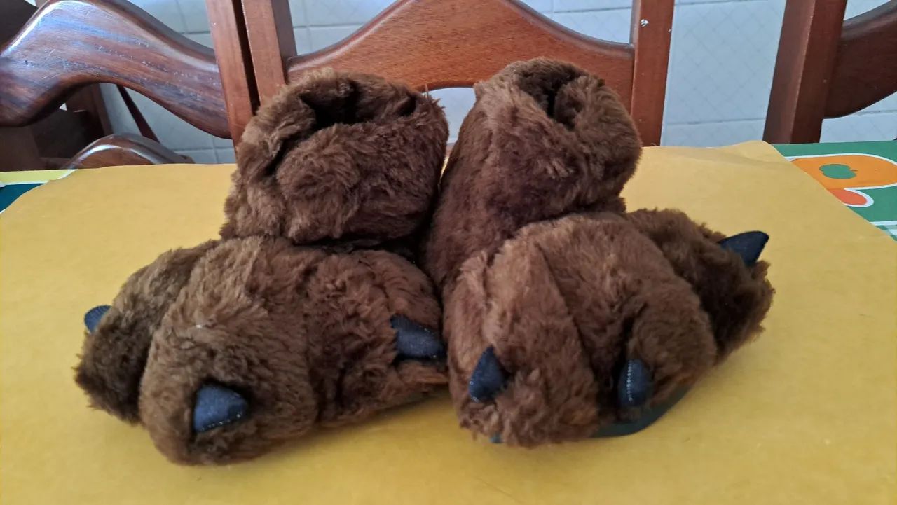 Pantufas de Urso - Conforto e Diversão para os Pequenos! - Foto 6