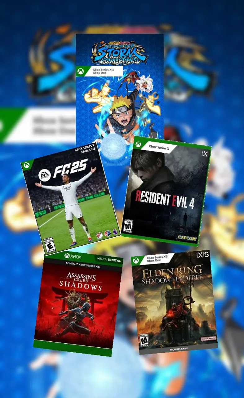 Jogos Xbox one e séries xs
