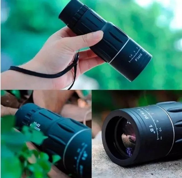 Super Monóculo Profissional Luneta 16x52 Alcance 8km Luatek