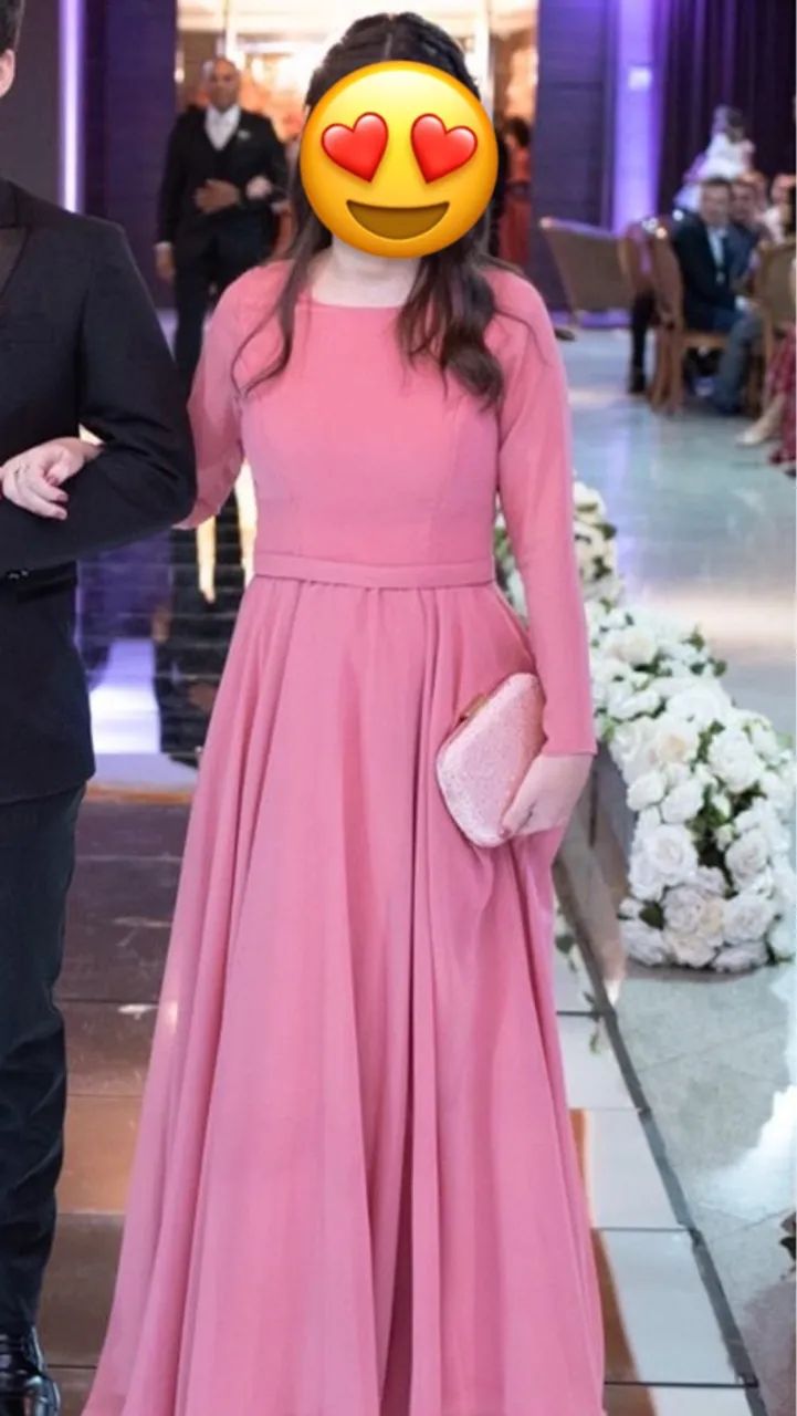 Vestido de madrinha de casamento rosa goiaba - Foto 2