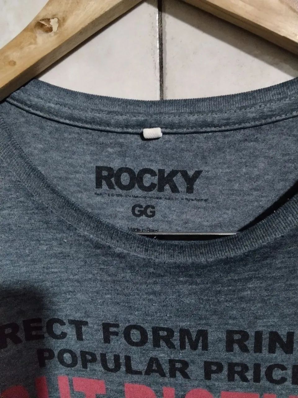 Camiseta masculina rocky original  - Foto 2