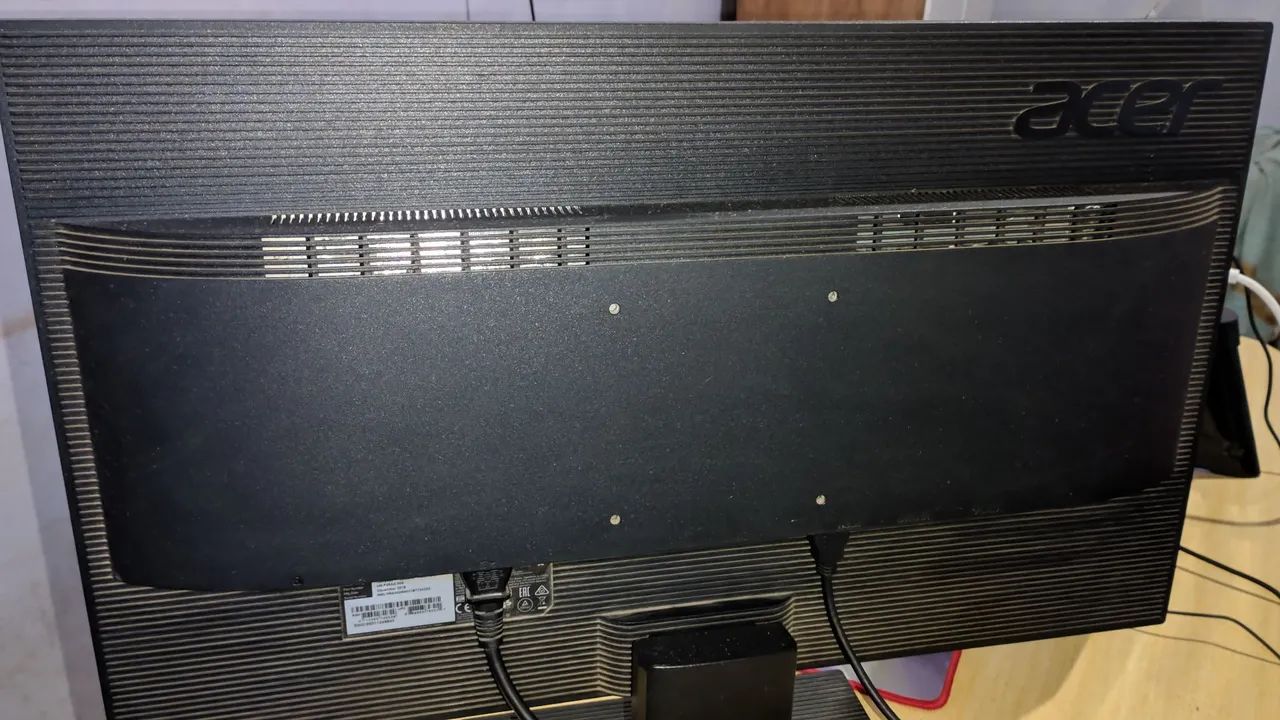 Monitor Gamer Acer 24" FHD LED 5ms HDMI/DVI/VGA V246HL Preto - Foto 2