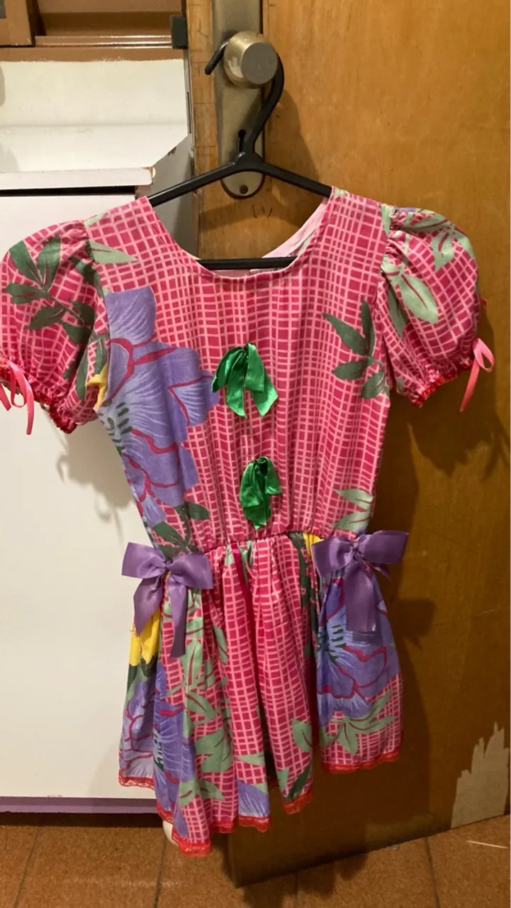 Vestido de festa junina infantil