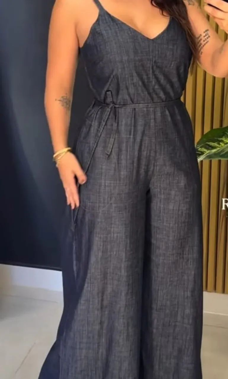 macacão jeans - Foto 3