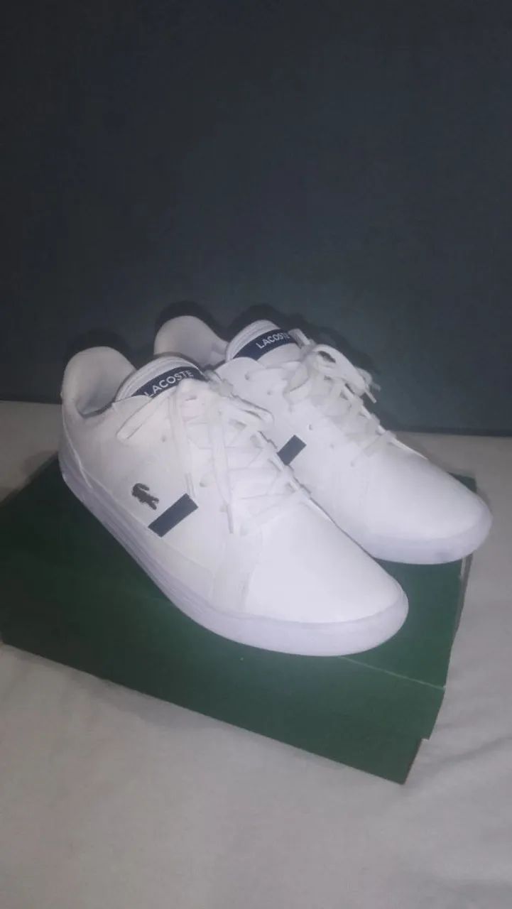 Tênis Lacoste Branco original 