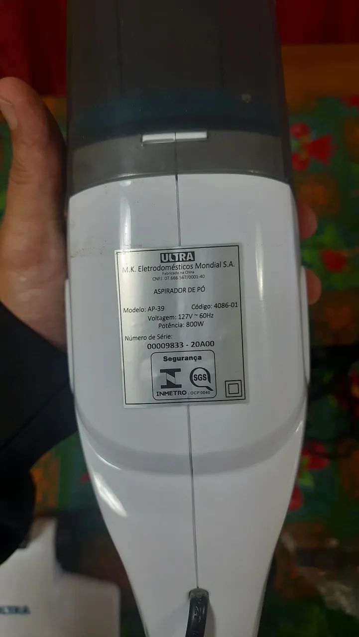 Aspirador de Pó Ultra 2 em 1 - Portátil e Vertical - Foto 4