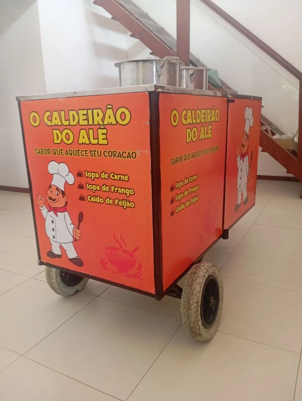 Carrinho para sopas e comidas - Foto 3