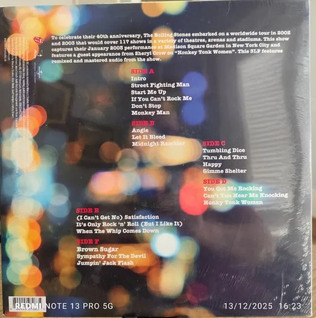 BOX 3 LPs Rolling Stones - Licked Live In NYC - Novo / Importado / Capa tripla - Foto 2