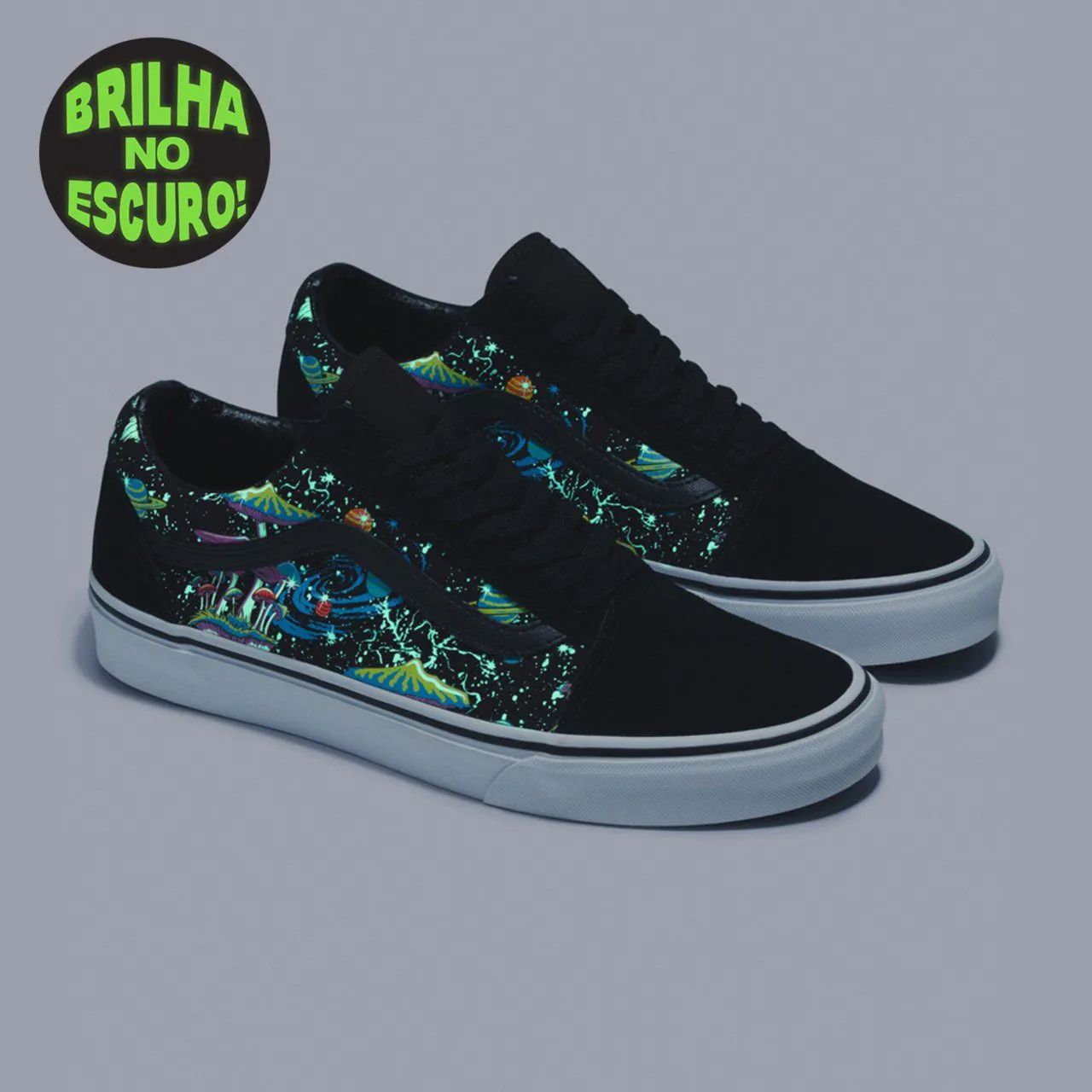 Tênis Vans Old Skool Estampado Espacial - Foto 2