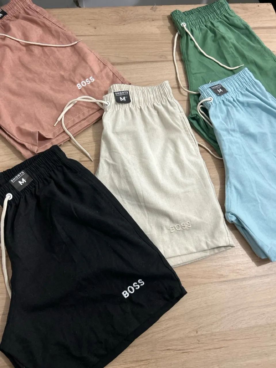 Shorts mauricinho linho masculino 