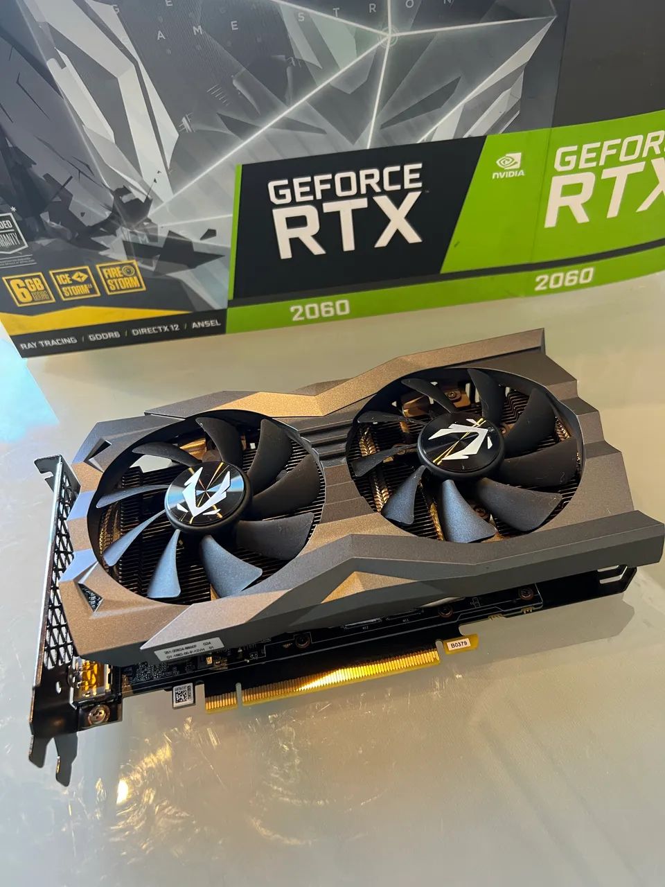 Placa de Vídeo Zotac Gaming GeForce RTX 2060 6GB GDDR6 - Placas de