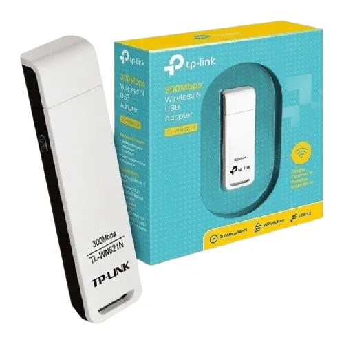 Adaptador USB Wifi N 300MBPS Tp-link TL-WN821N-Loja Fs informatica