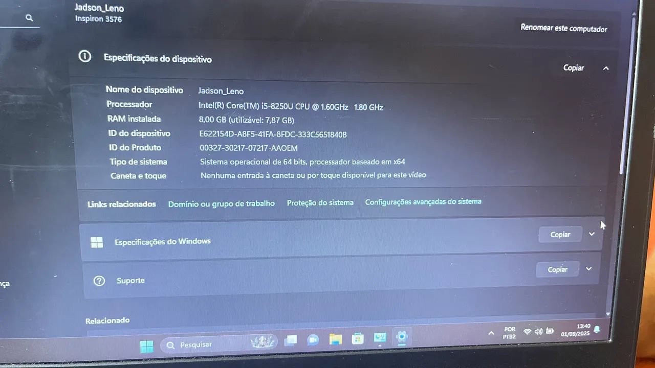 Notebook Dell Inspiron 3576 - Foto 4