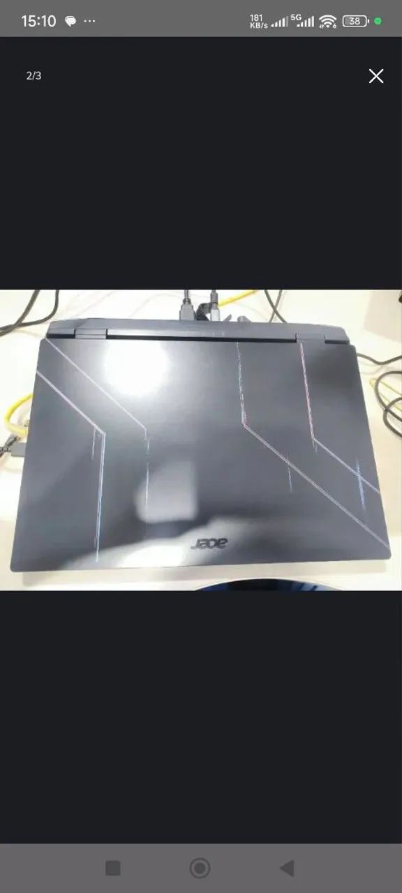 Notebook nitro 5 Passo cartão com taxa por sua conta. - Foto 4