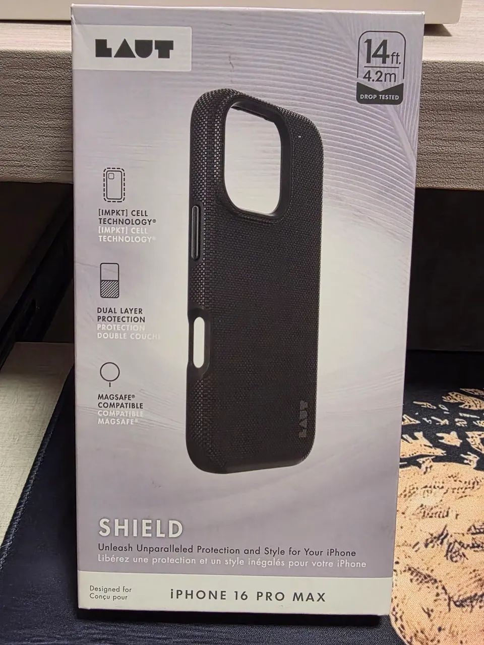 Capa Case Preta Magsafe Laut Shield IPhone 16 Pro Max - Foto 3