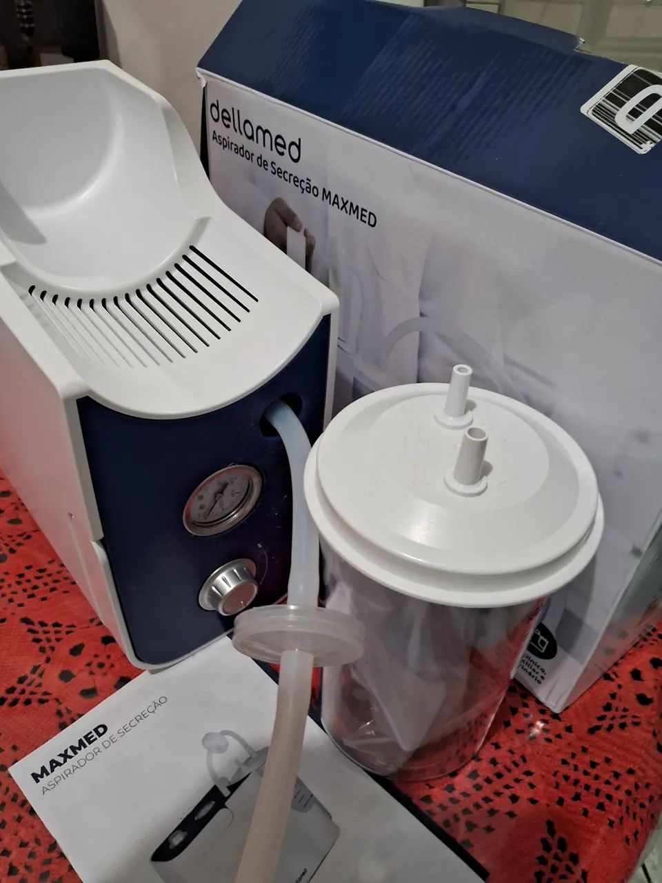 Aspirador de fluidos e secreções MAXMED