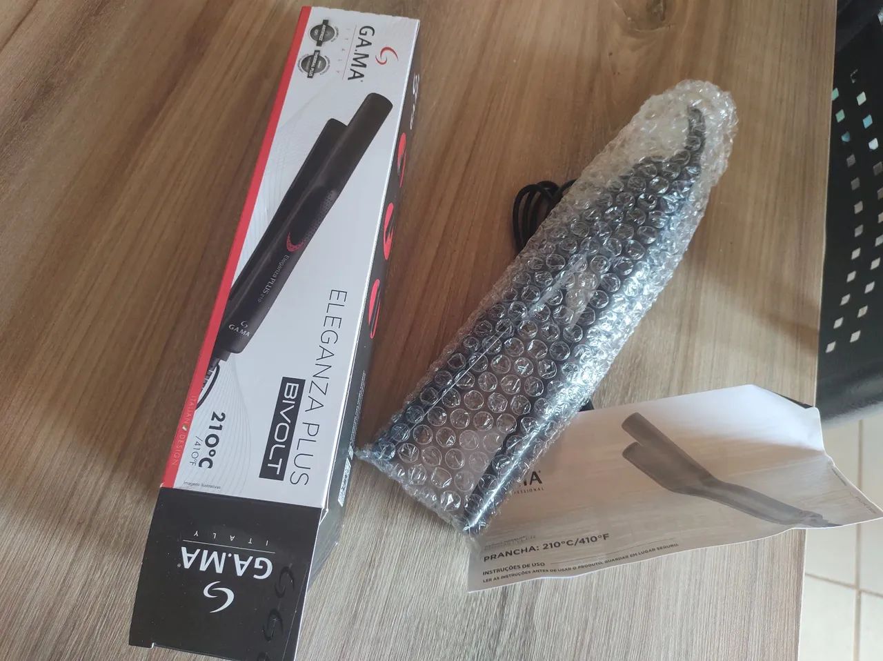Prancha de Cabelo Gama Elegância Plus Bivolt