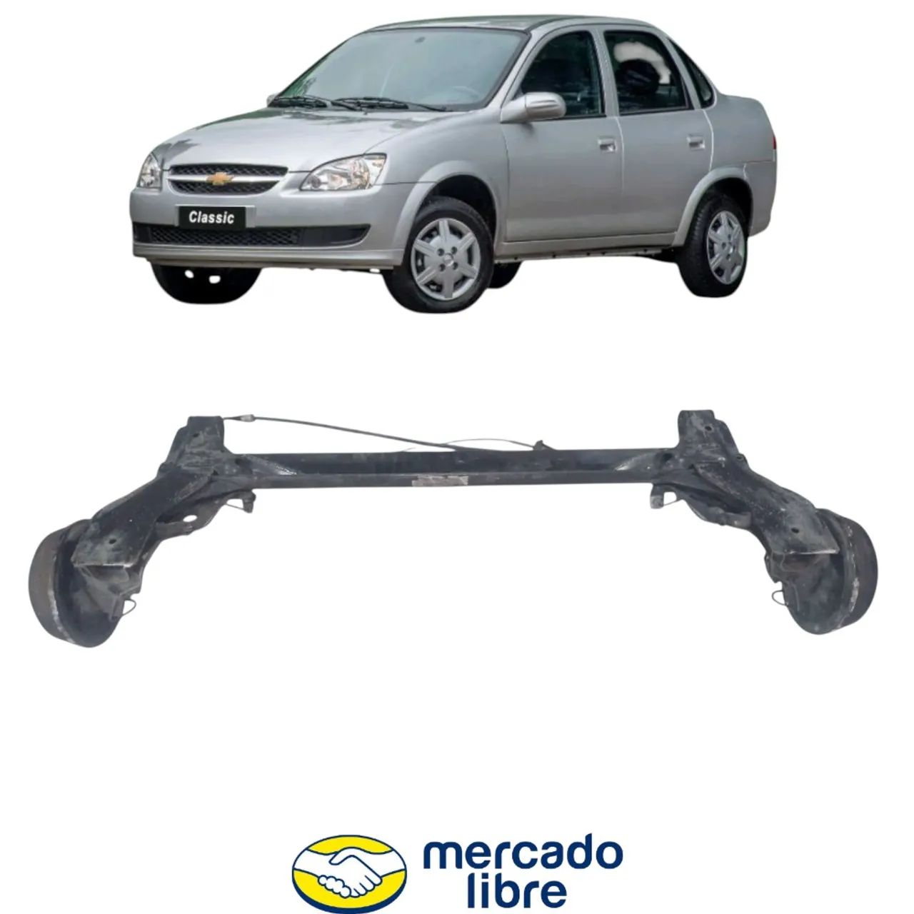 Eixo traseiro gm corsa classic Ls 2000 ao 2013