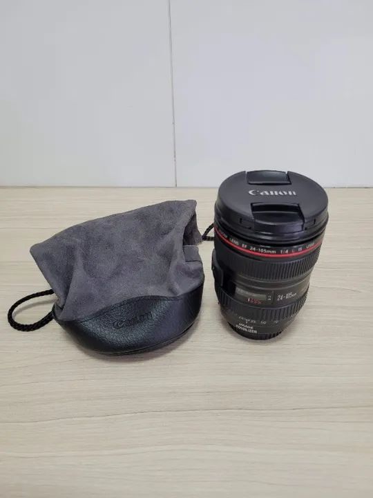 Lente Canon EF 24-105mm f/4 L IS USM - Usada - Foto 6