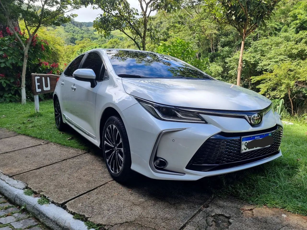Vendo lindo corolla altis premium único dono flex 2024 - Foto 2