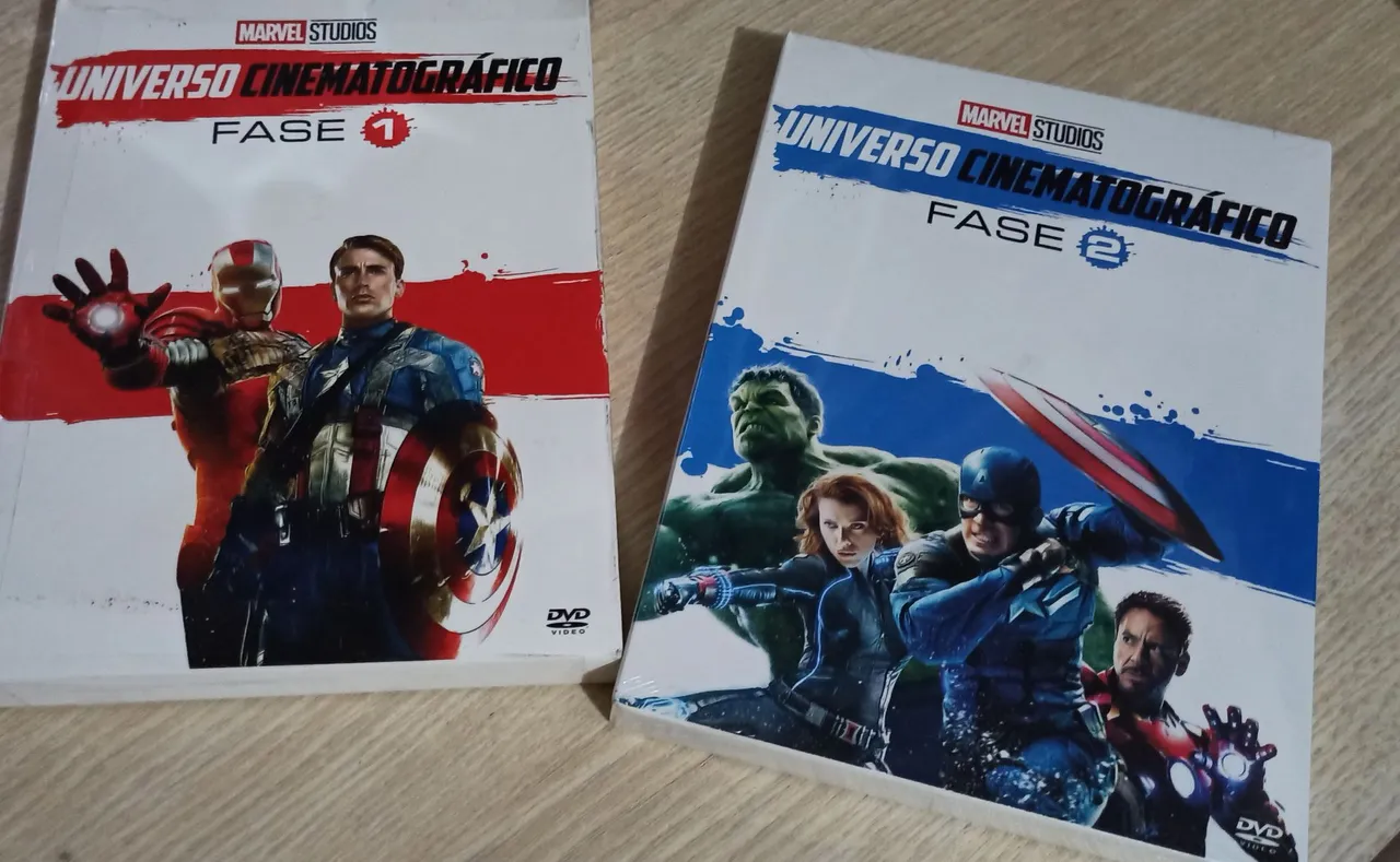 Coleção DVD Marvel - Fases 1 e 2