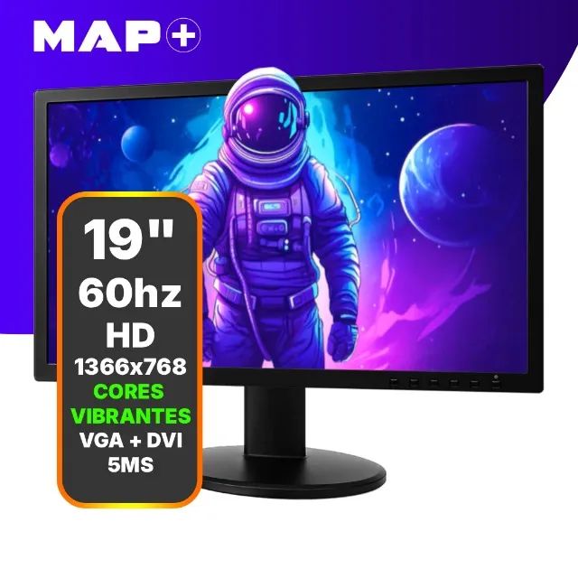 Computador Intel I5 Ssd 250gb 8gb Memória Ram Monitor 19 - Foto 3