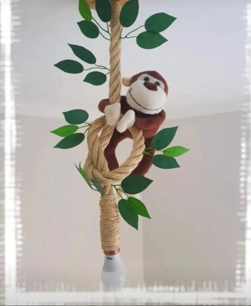 Luminária infantil safari retro rustica