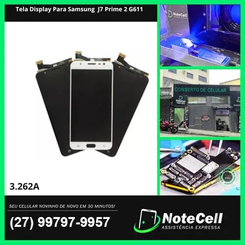 Tela Display Para Samsung  J7 Prime 2 G611 - Instalação Expressa!