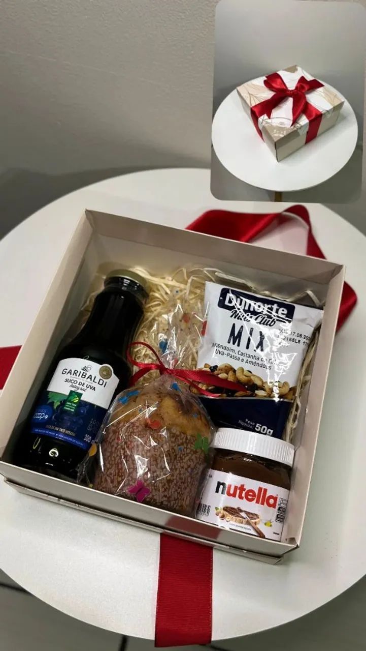 Caixa de presente de natal