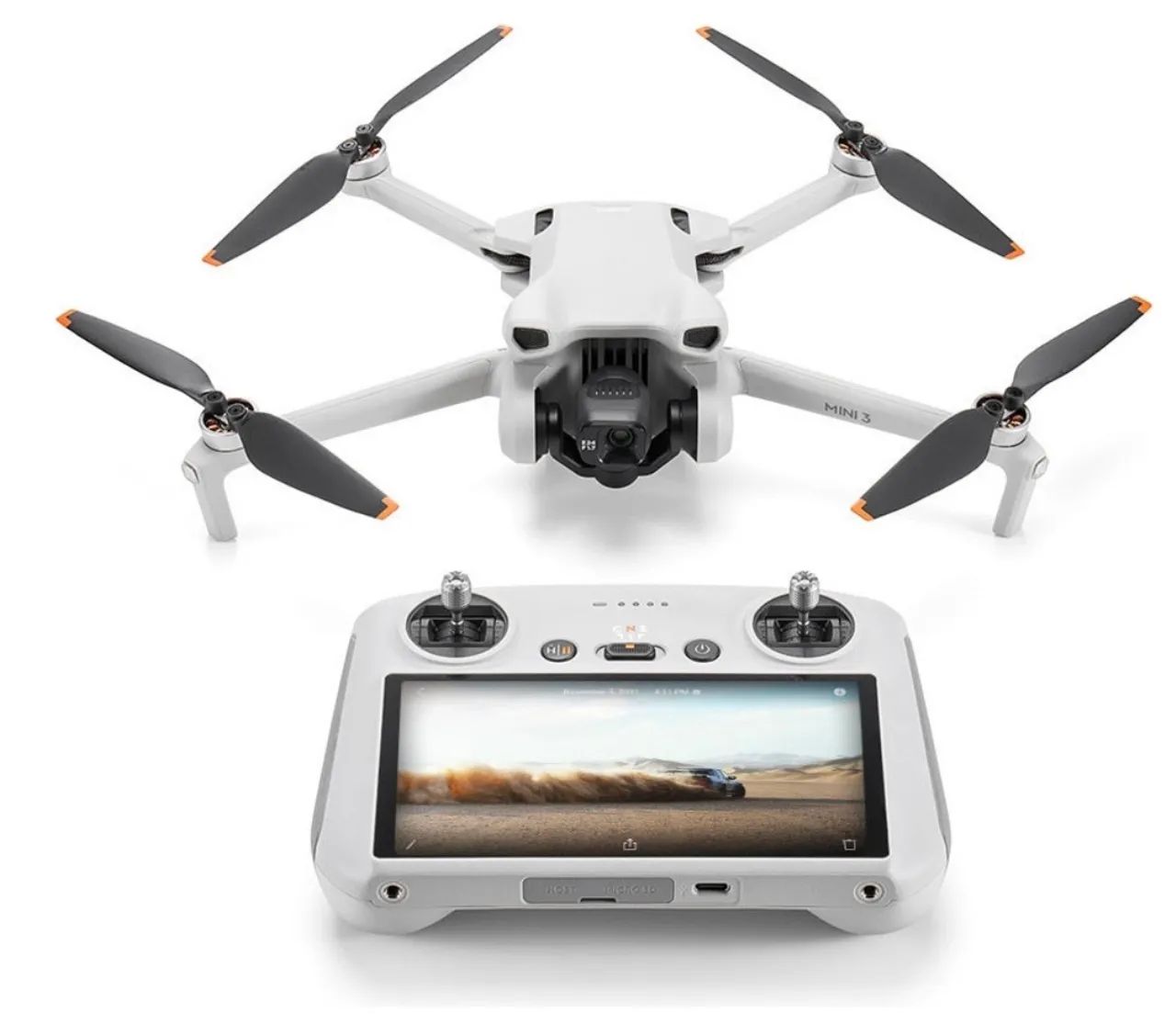 DJI Drone Dji Mini 3 Rc com câmera 4k Cor Branzo e Cinza Novo  - Foto 2