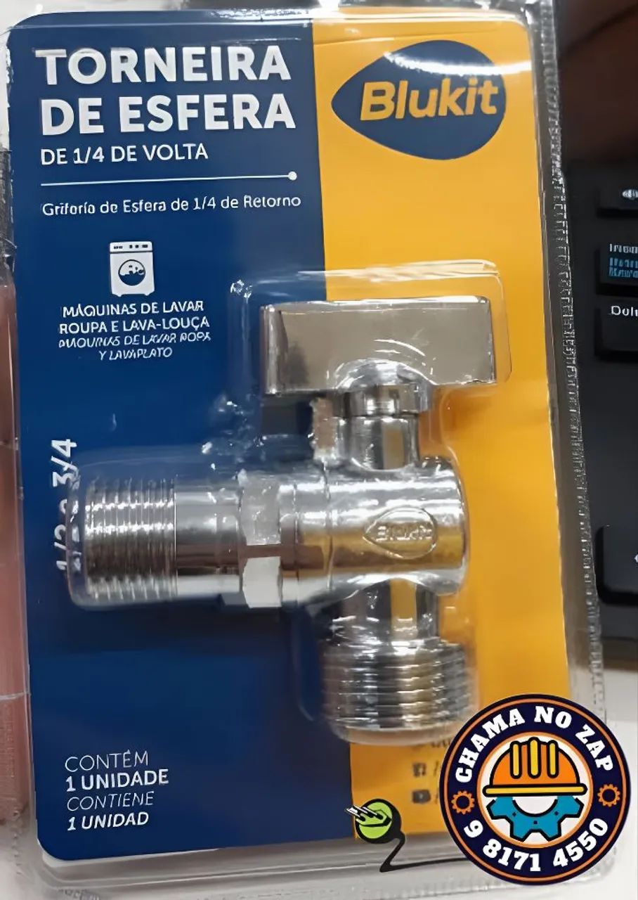 Torneira de Esfera (1/4 de Volta) Blukit