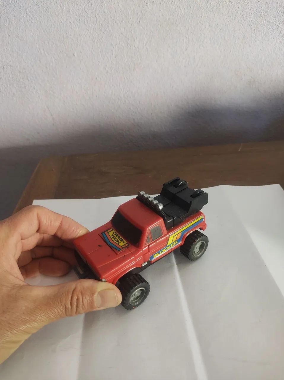 Brinquedo Antigo Transformers Robô Glasslite 