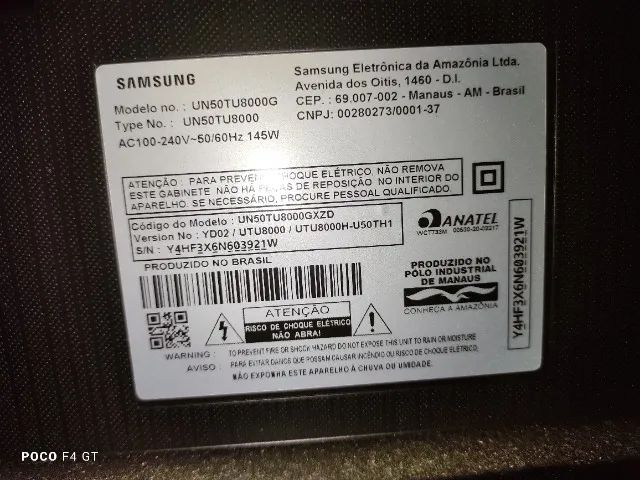 Peças tv Samsung un50tu8000g