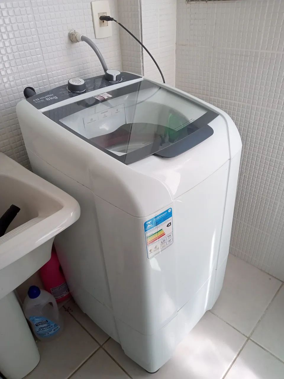 Máquina de lavar Máquina de lavar Mueller 8KG automatica semi nova - Foto 6