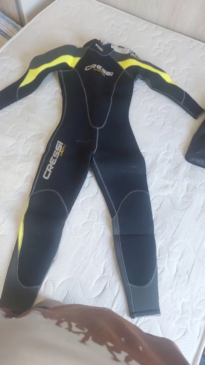 Roupa mergulho neoprene CRESSI CASTORO LADY 5mm tam. S