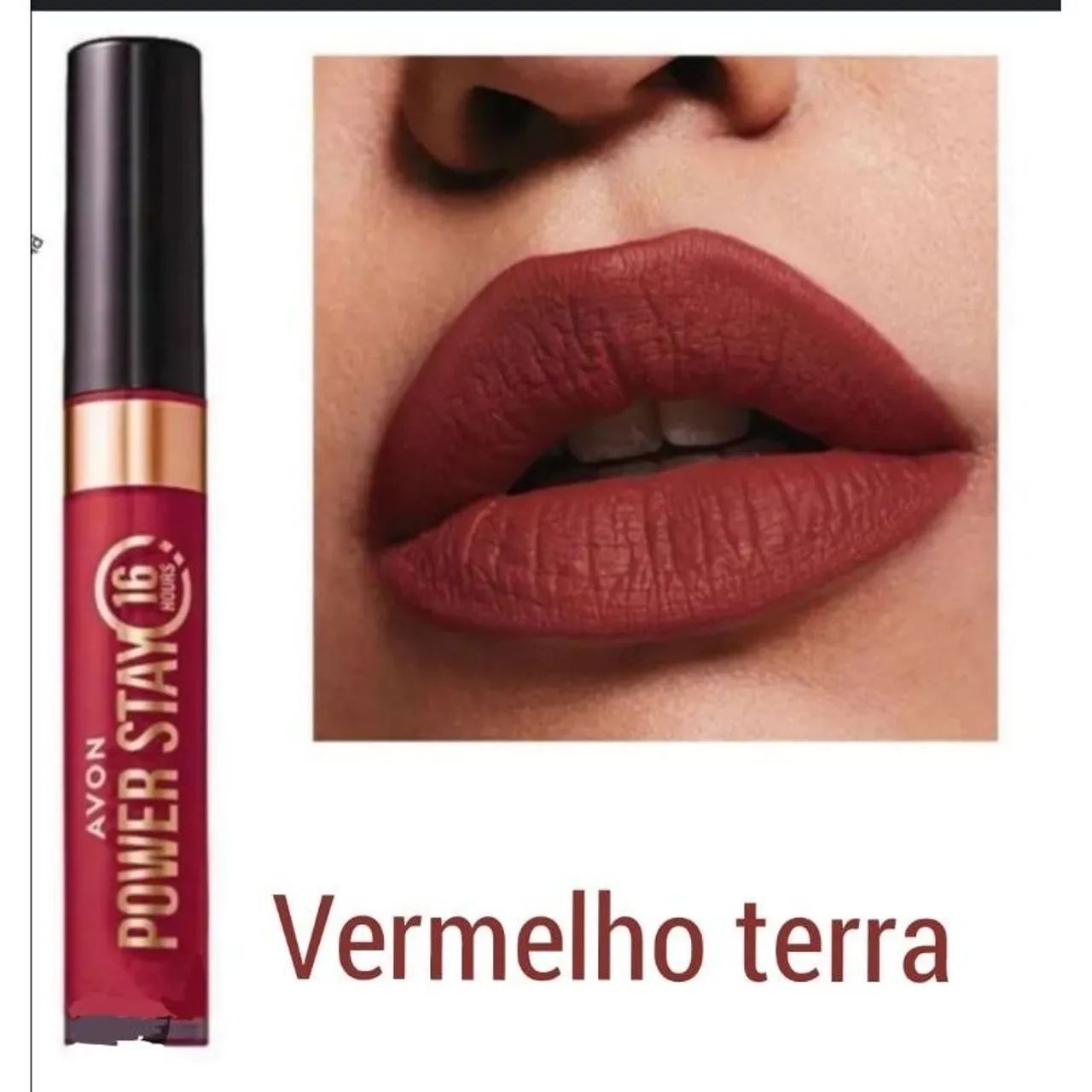 Batom Stay vermelho terra 