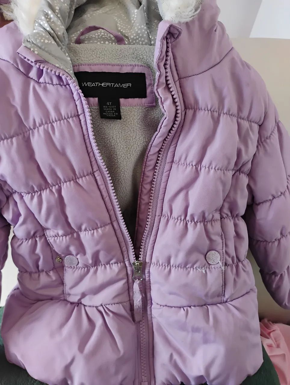 Casaco para frio neve comprado nos EUA 3 anos/4 anos  - Foto 2