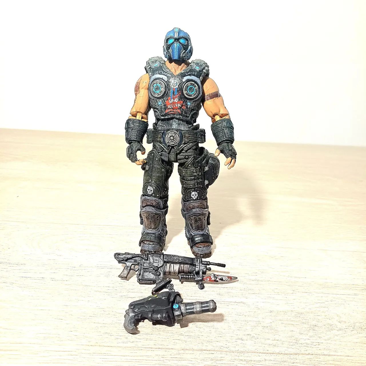 Figura de ação Gears of War 3 Clayton Carmine